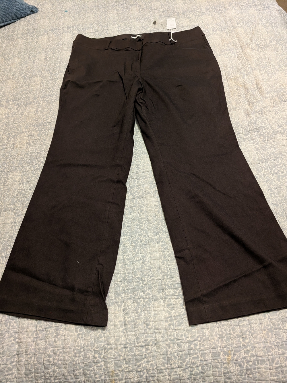Lane Bryant Black Boot-Cut Pants